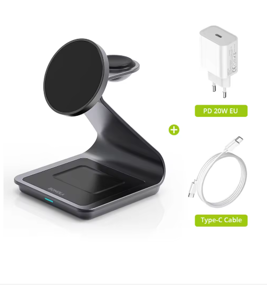 chargeur magnétique sans fil 3-en-1